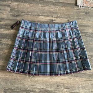 NWT plaid mini skirt